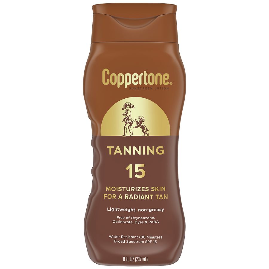 Coppertone Tanning Sunscreen Lotion, Broad Spectrum SPF 15 | Walgreens