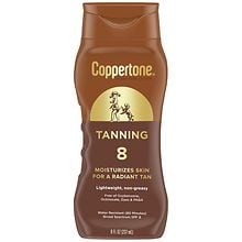 Coppertone Tanning Sunscreen Lotion, Broad Spectrum SPF 8 | Walgreens