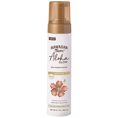 Hawaiian Tropic Aloha Glow Self-Tanning Mousse, Express Tan