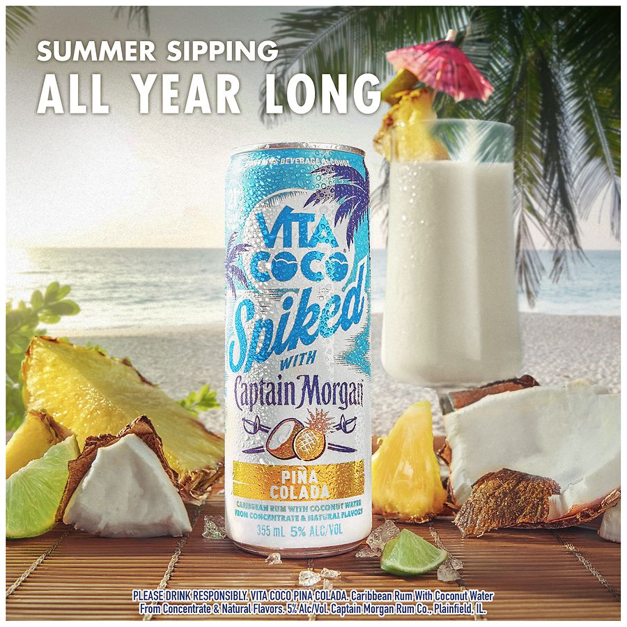Vita Coco Spiked with Captain Morgan Pina Colada | Walgreens
