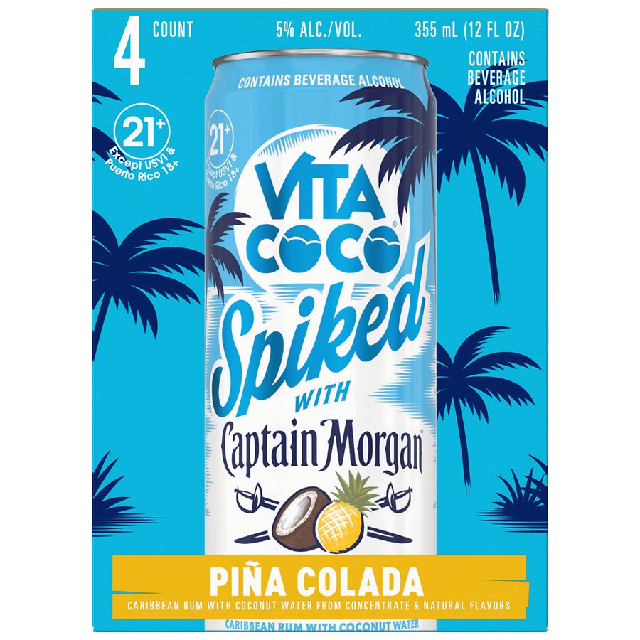 Vita Coco Spiked with Captain Morgan Pina Colada | Walgreens