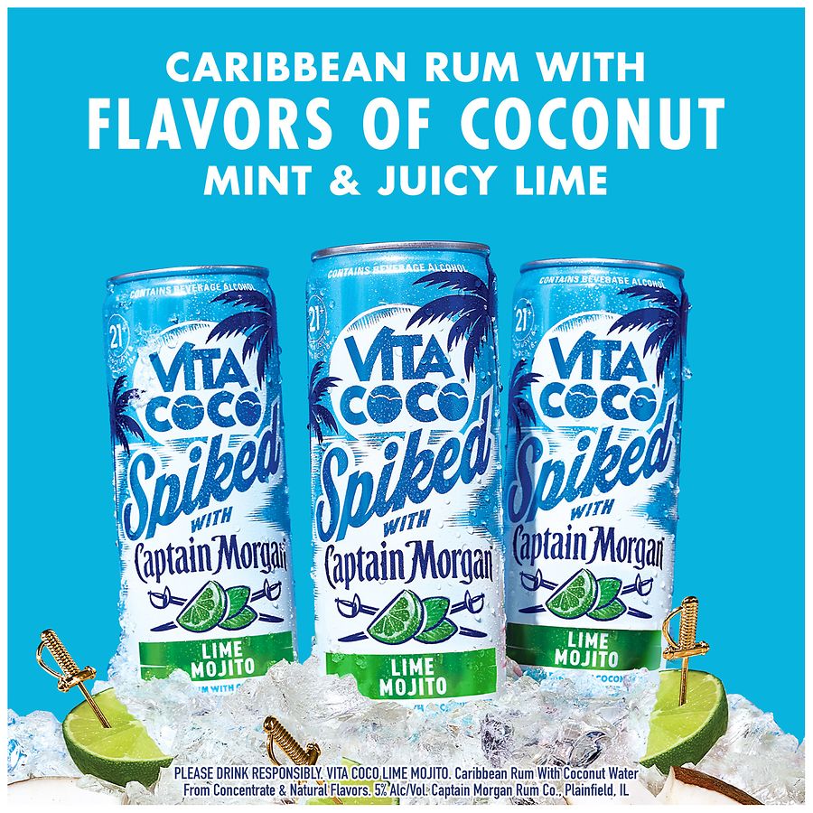 cocoヒデ Vita Coco Spiked with Captain Morgan Lime Mojito | Walgreens