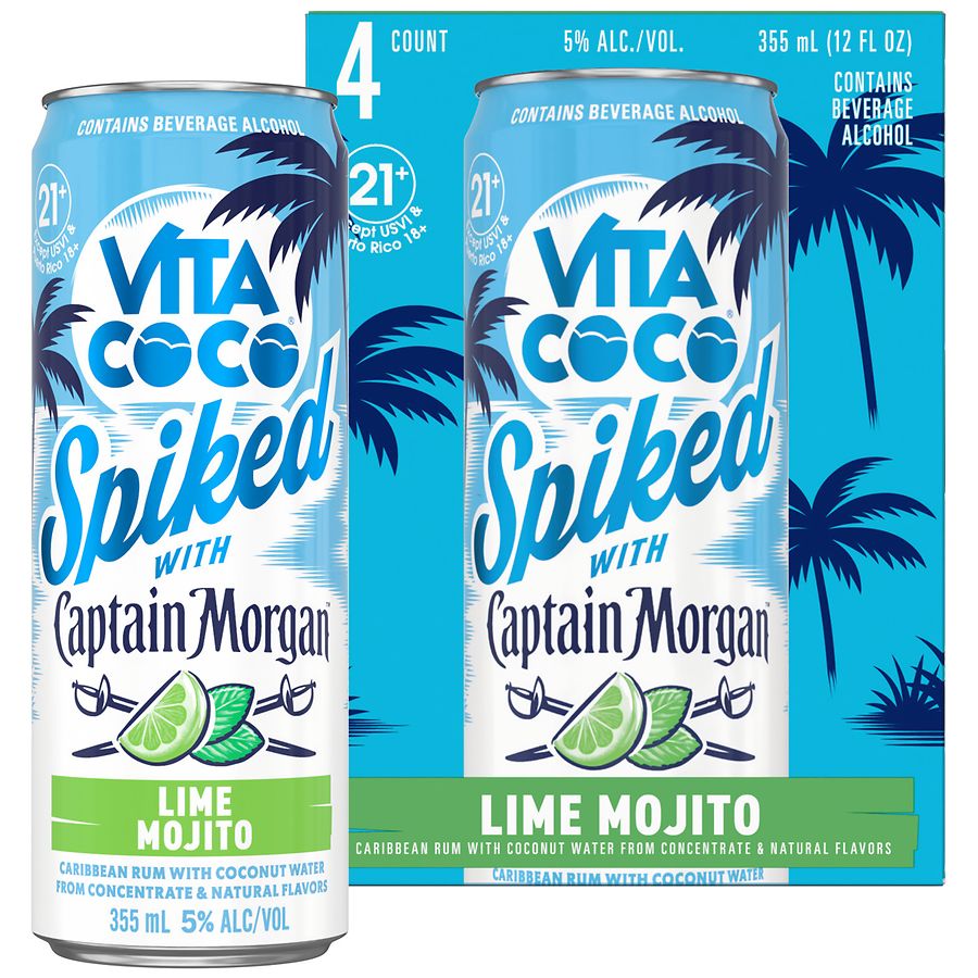 Vita Coco Spiked with Captain Morgan Lime Mojito | Walgreens