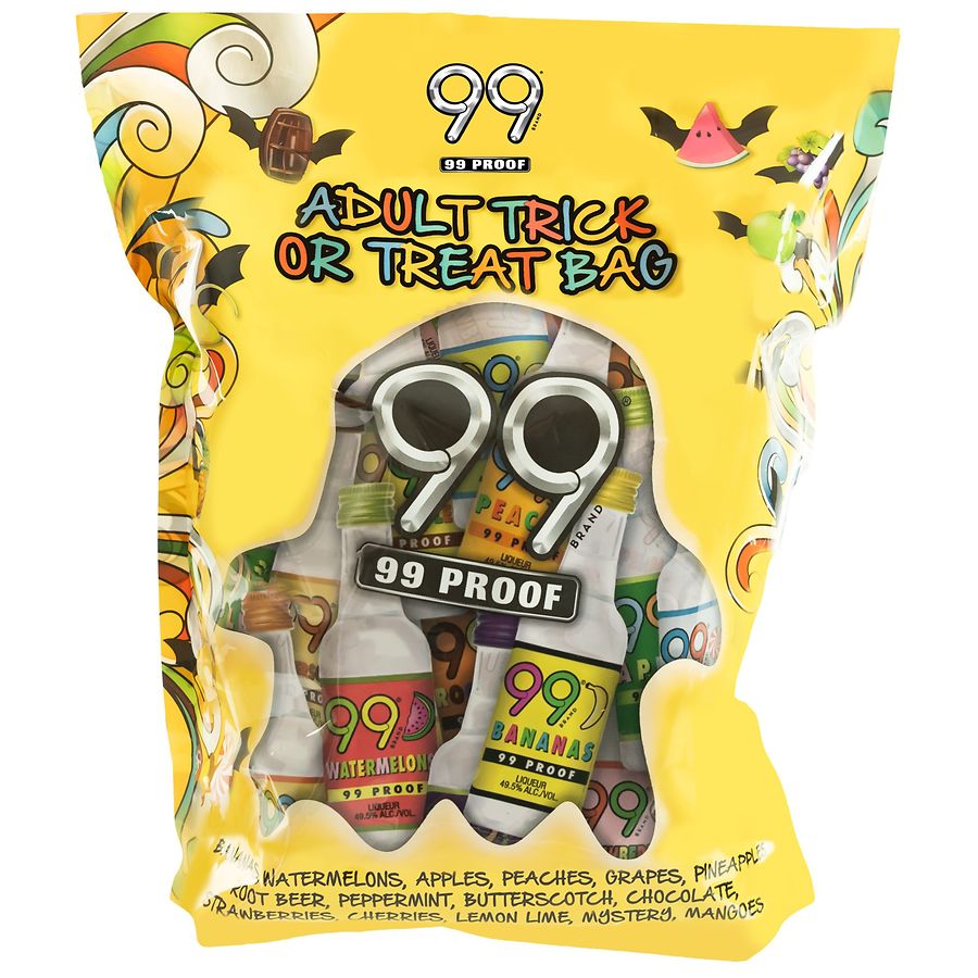 99 Brand 99 Assorted Flavors Trick-or-Treat Bag, 99 Proof | Walgreens