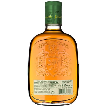 Buchanan's Scotch Whisky with Pineapple, Citrus, and Other Natural