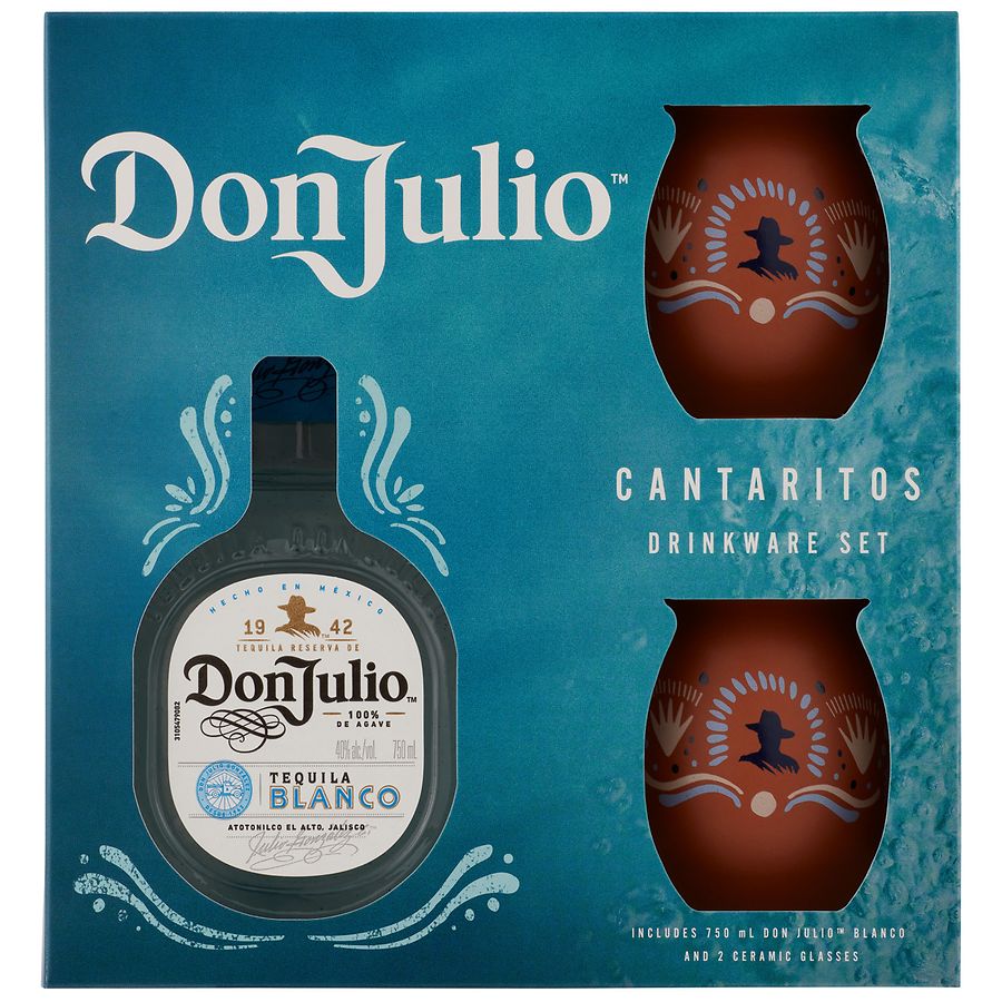 Don Julio Blanco Tequila, Bottle with Two Cantaritos Cups | Walgreens