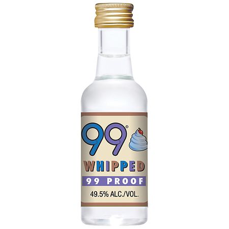 99 Brand Whipped Liqueur Bottle, 99 Proof