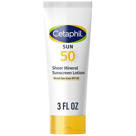 Cetaphil SPF 50 Sheer Mineral Sunscreen Lotion