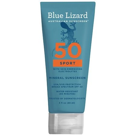 Blue Lizard 50 SPF Sport Mineral Sunscreen