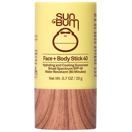 Sun Bum Face + Body Stick Sunscreen Spf 40, 0.7 oz.