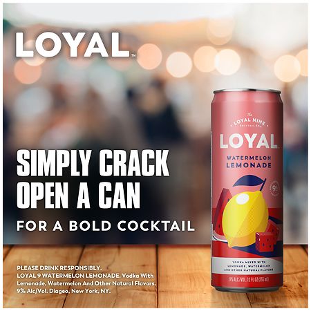 Loyal 9 Watermelon Lemonade Vodka Cocktail | Walgreens