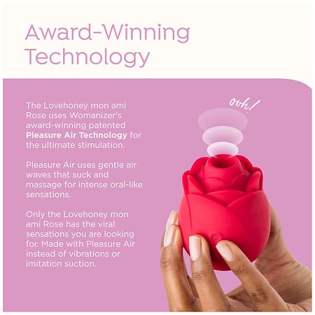 LoveHoney Mon Ami Pleasure Air Suction Rose