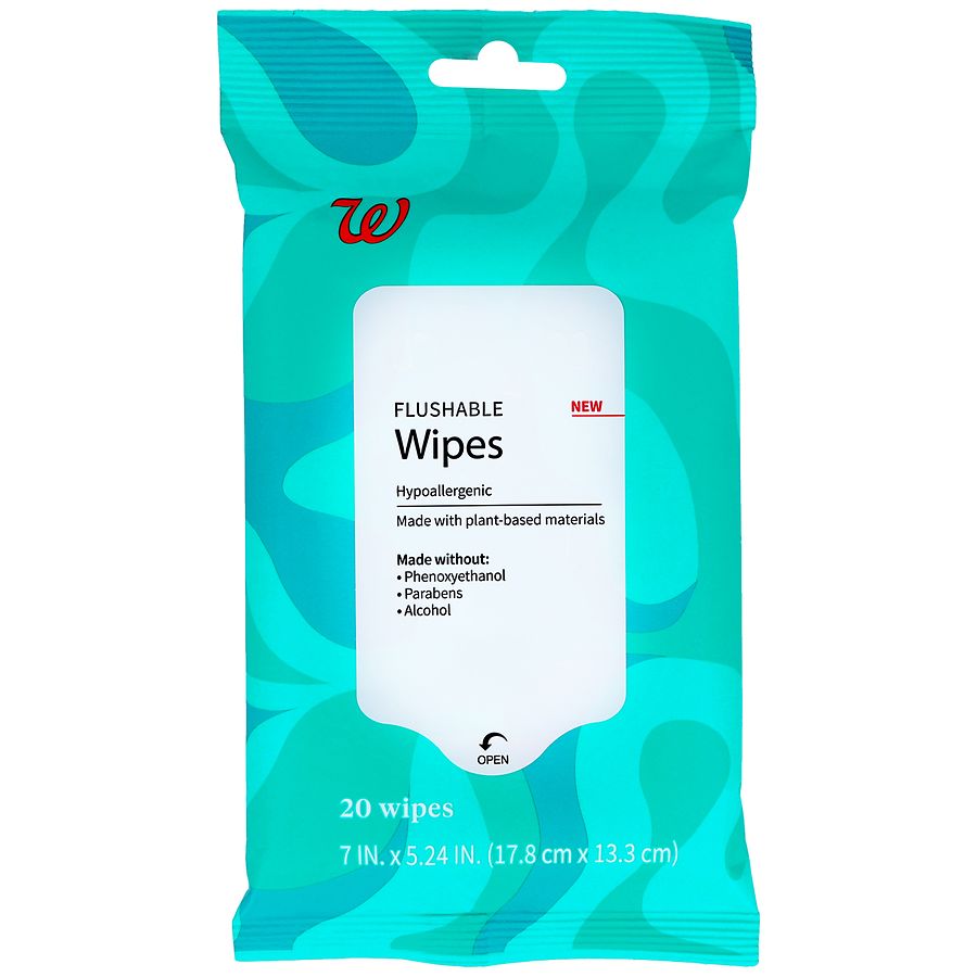 Walgreens Flushable Wipes
