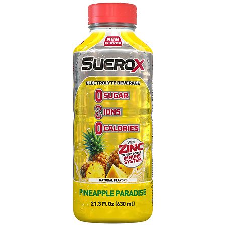 SueroX Electrolyte Beverage Pineapple Paradise - 21.3 fl oz