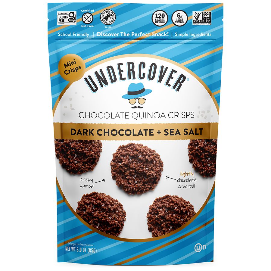 Undercover Quinoa Crisps Dark Chocolate Sea Salt