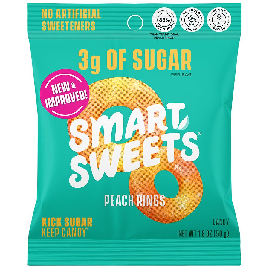 SmartSweets Peach Rings Candy