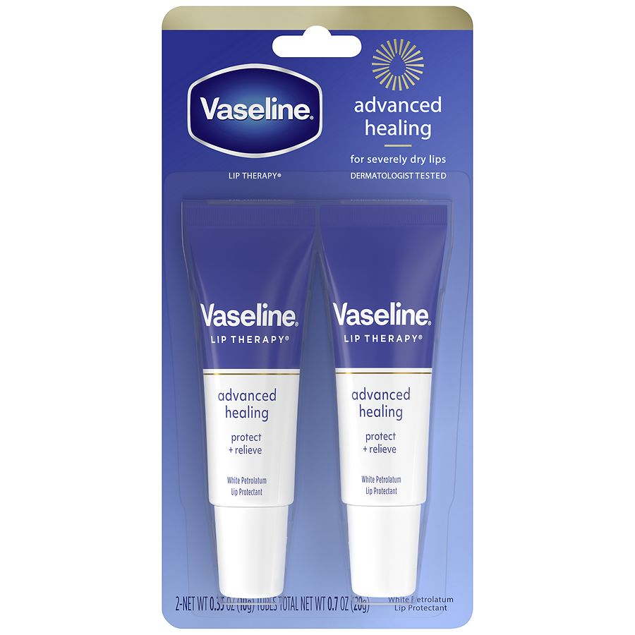 Vaseline Lip Therapy Advanced Healing Lip Protectant Tubes