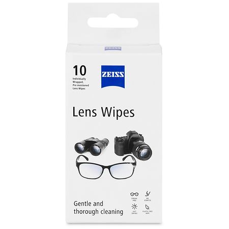 Zeiss Individually-Wrapped, Pre-Moistened Lens Wipes