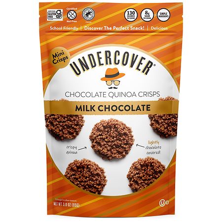 Undercover Milk Chocolate Quinoa Crisps