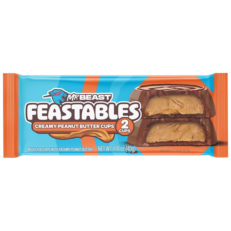 Feastables Mr Beast Creamy Peanut Butter Cups