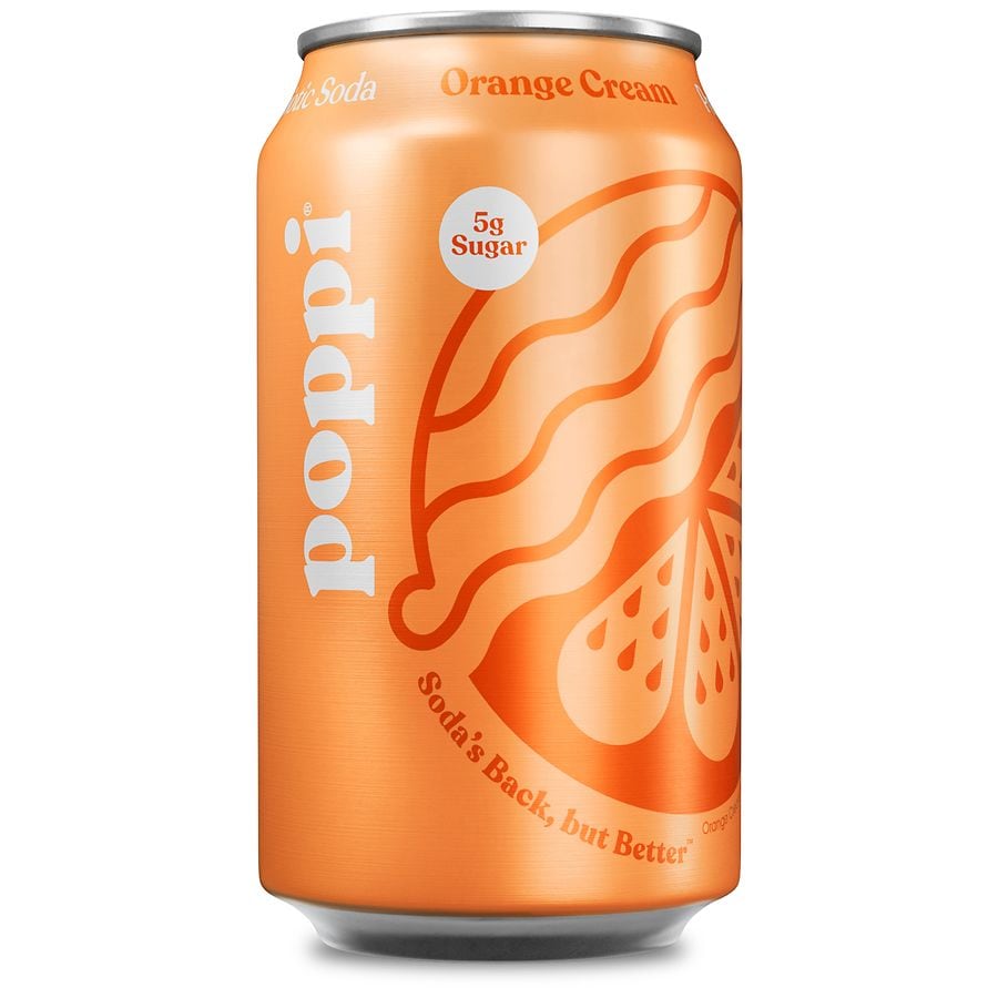 Poppi Prebiotic Soda Can Orange Cream | Walgreens