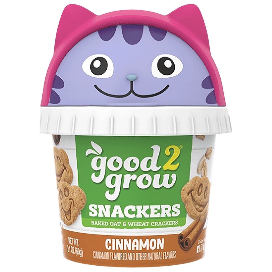 Good2Grow Snackers Baked Oat & Wheat Crackers Cinnamon