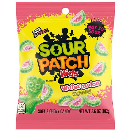 Sour Patch Kids Not So Sour Watermelon Soft & Chewy Candy - 3.6 oz