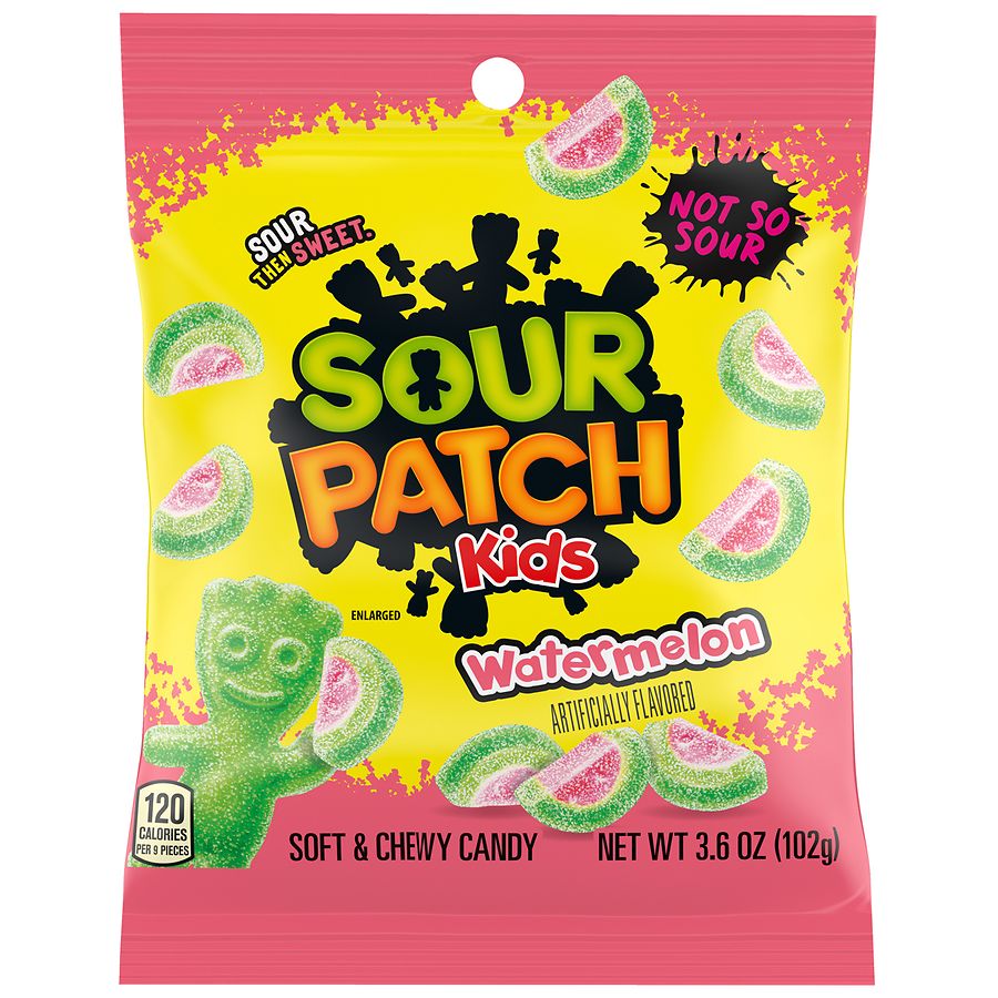 Sour Patch Kids Soft & Chewy Candy Watermelon