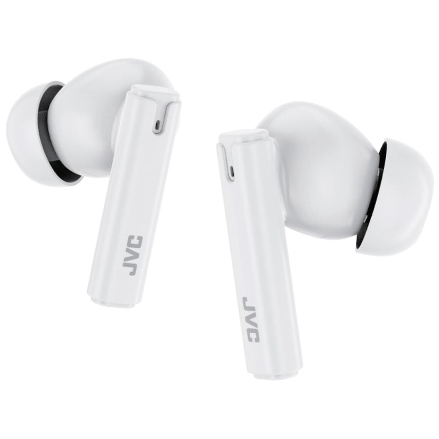 JVC Ultra Compact True Wireless Earbuds Headphones with Built-in Mic White