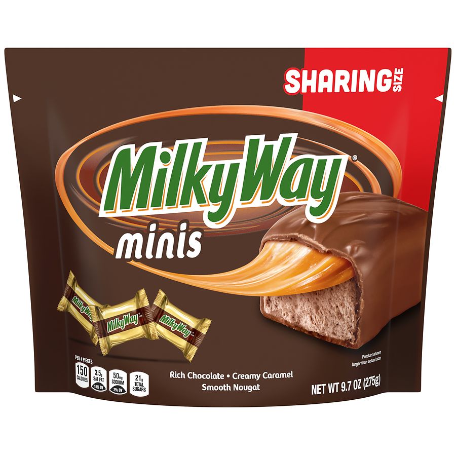 Milky Way Mini Chocolate Caramel Nougat Candy