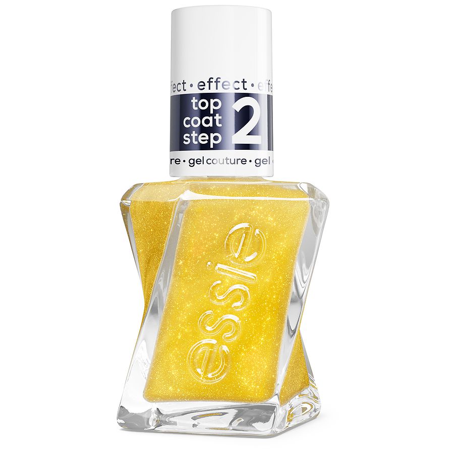 essie Gel-Like Nail Polish, Longwear, Vegan Formula, Metallic Glaze Crushed Gold