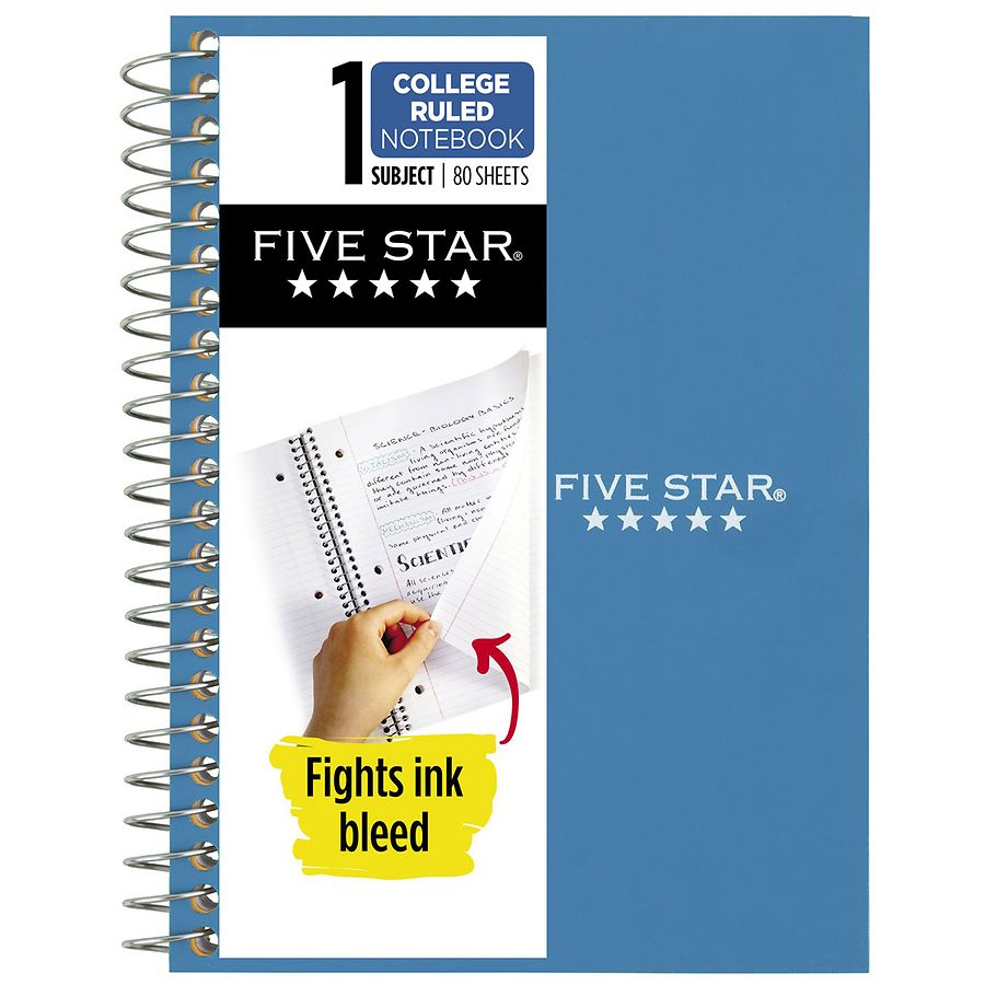 Five Star Personal Spiral Notebook