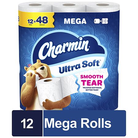 Charmin Ultra Soft Toilet Paper Ultra Soft, Mega Rolls