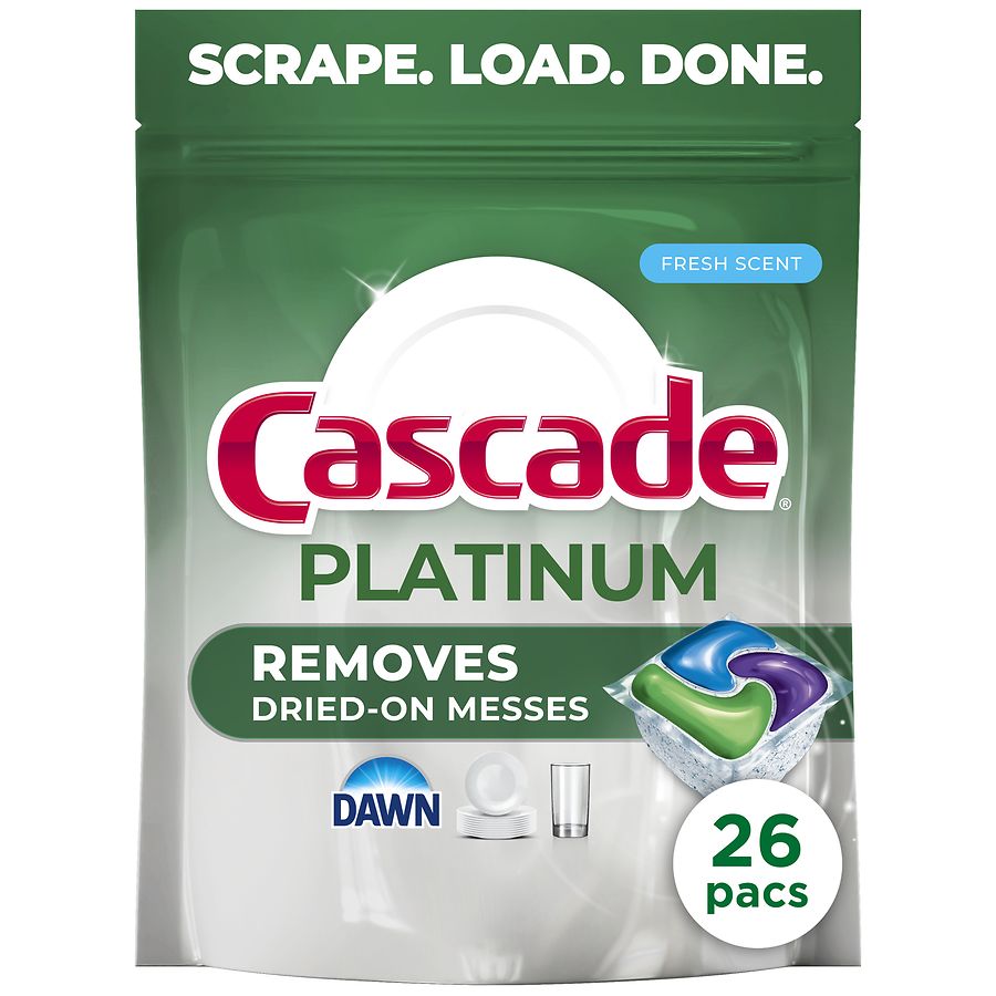 Cascade Platinum Dishwasher Pods Fresh
