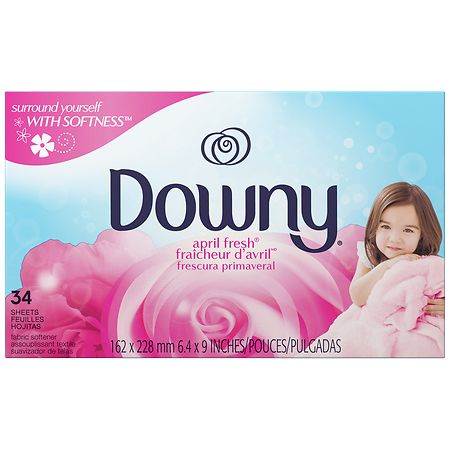 Downy Fabric Softener Dryer Sheets April Fresh