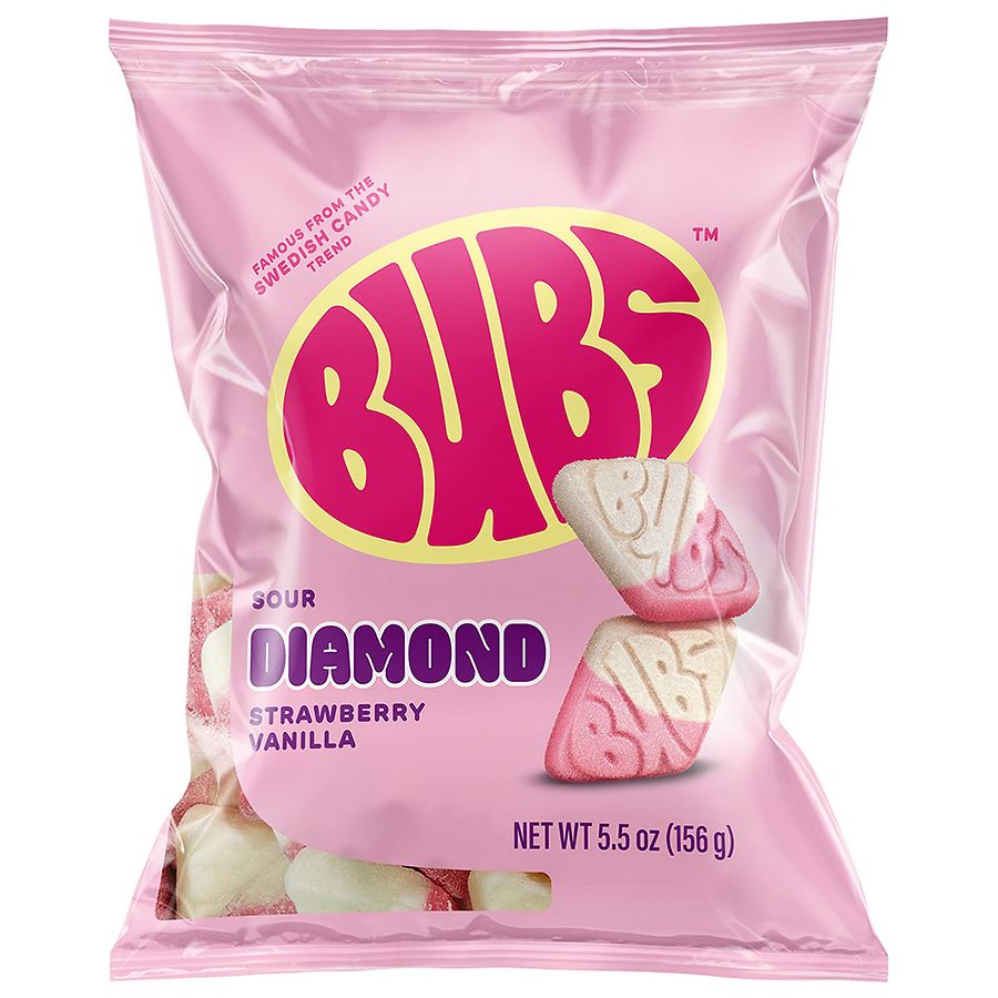 Swedish Bubs Flavored Toffee Candy Strawberry Vanilla Walgreens 