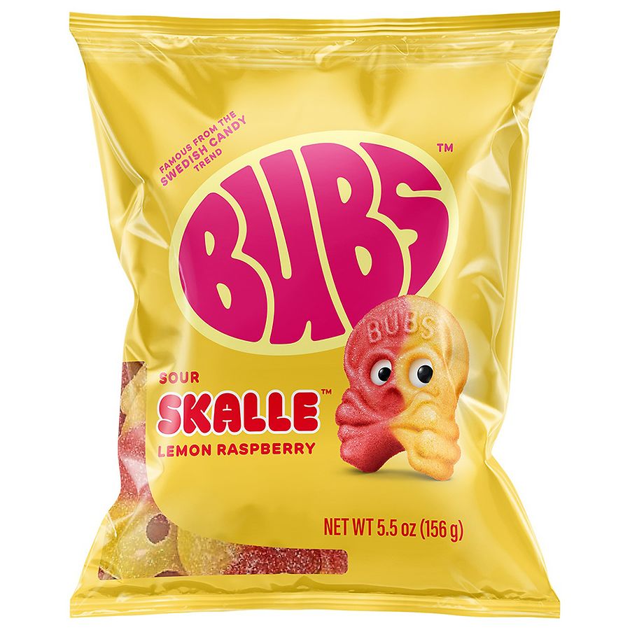 Swedish Bubs Toffee Candy Lemon Raspberry