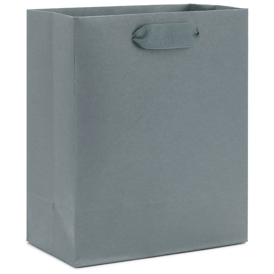 Hallmark Small Gift Bag Solid Gray