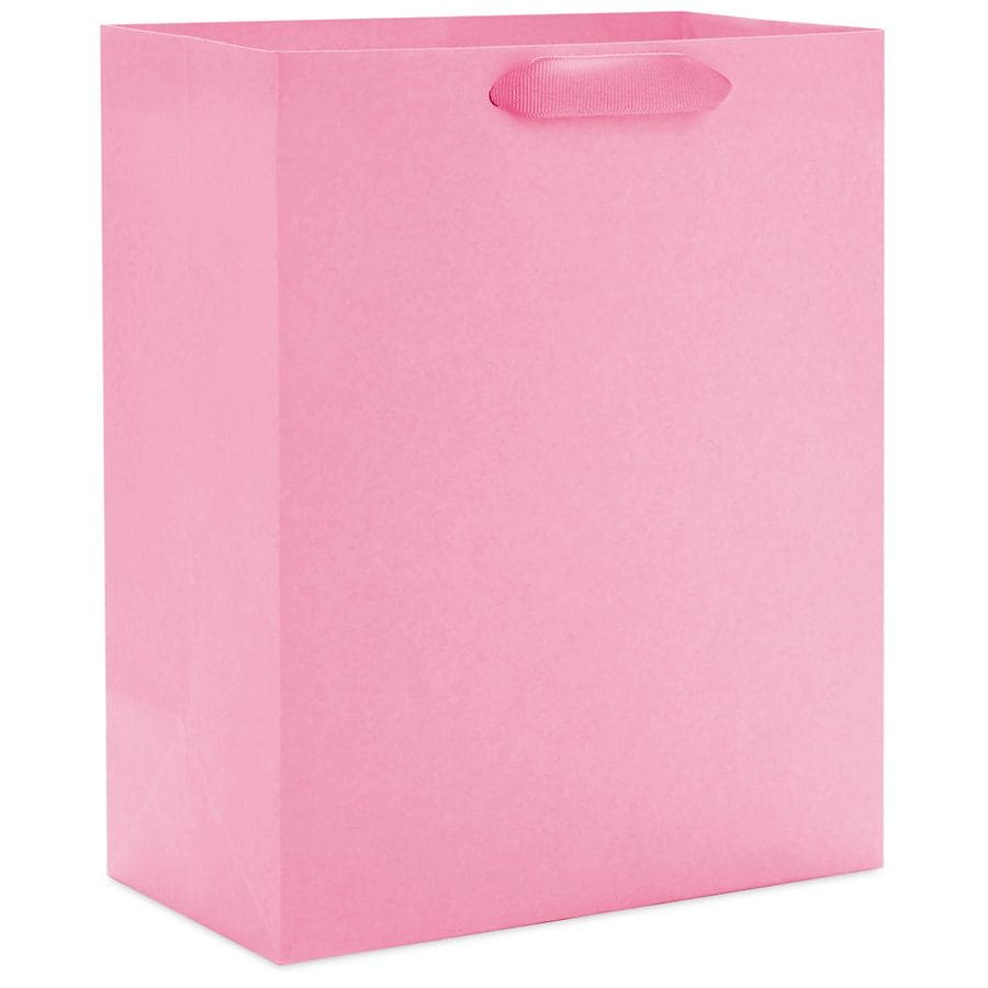 Hallmark Gift Bag Medium Solid Pink