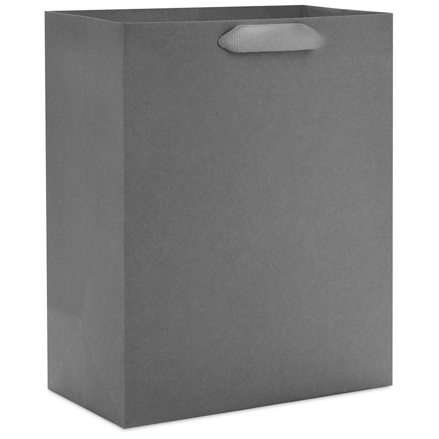 Hallmark Gift Bag (Solid Gray) Medium