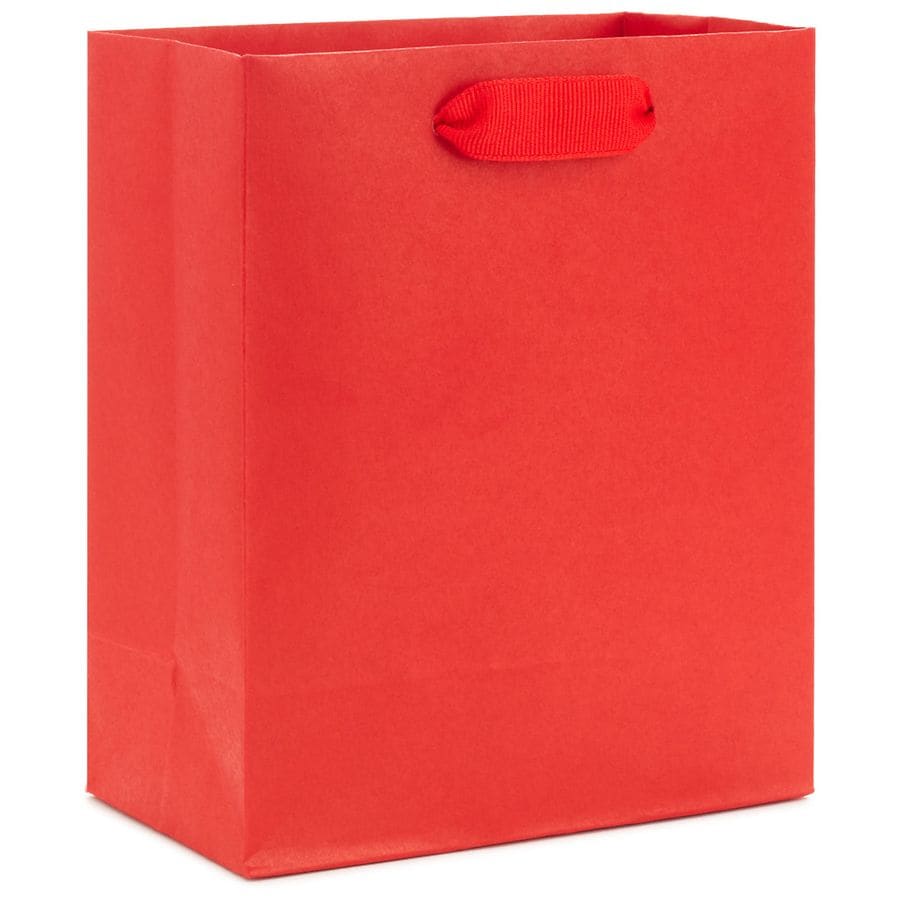 Hallmark Small Gift Bag Solid Red