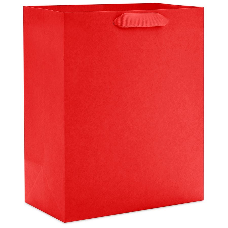 Hallmark Gift Bag Medium Solid Red