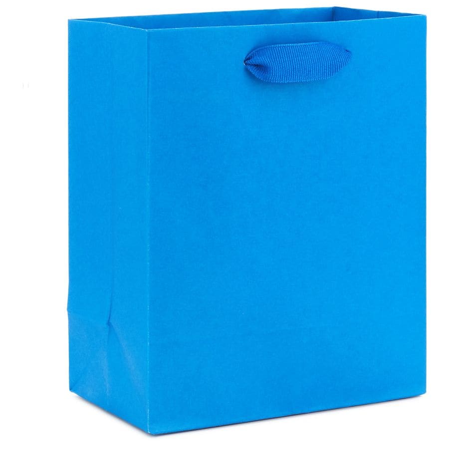 Hallmark Gift Bag (Solid Royal Blue) Small