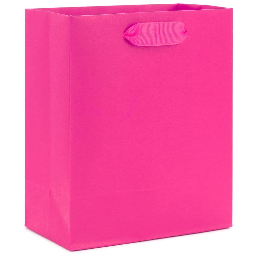 Hallmark Small Gift Bag Solid Hot Pink