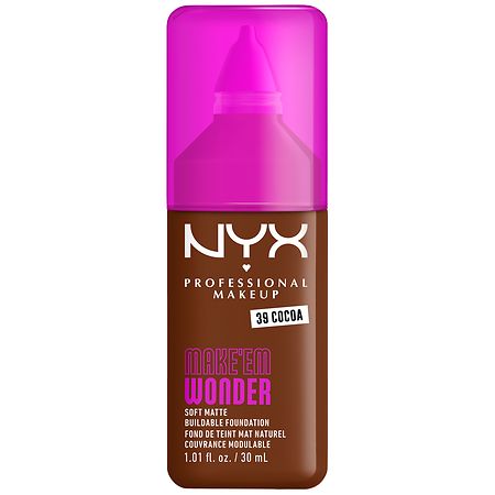 NYX Professional Makeup Make 'Em Wonder 24 Hour Soft Matte Foundation - 1.01 fl oz