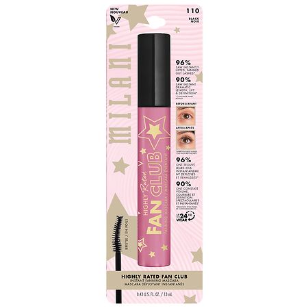 Milani Highly Rated Fan Club Mascara 110 Black