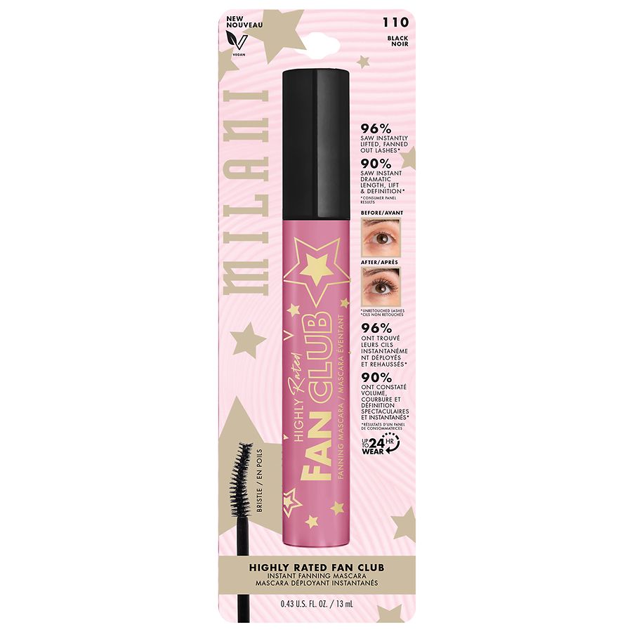Milani Highly Rated Fan Club Mascara 110 Black