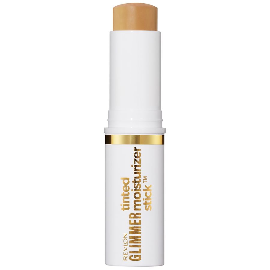 Revlon Glimmer Tinted Facial Moisturizer Stick, Light Coverage Foundation, 140