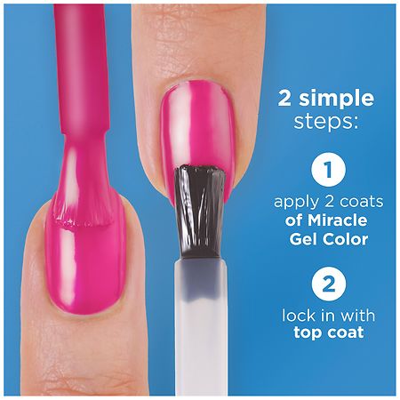 Sally Hansen Miracle Gel Super-Charged Pinks Nail Polish