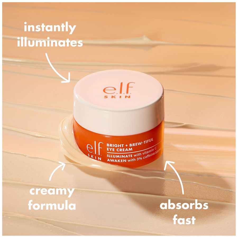 e.l.f. Skin Bright + Brew-tiful Eye Cream | Walgreens